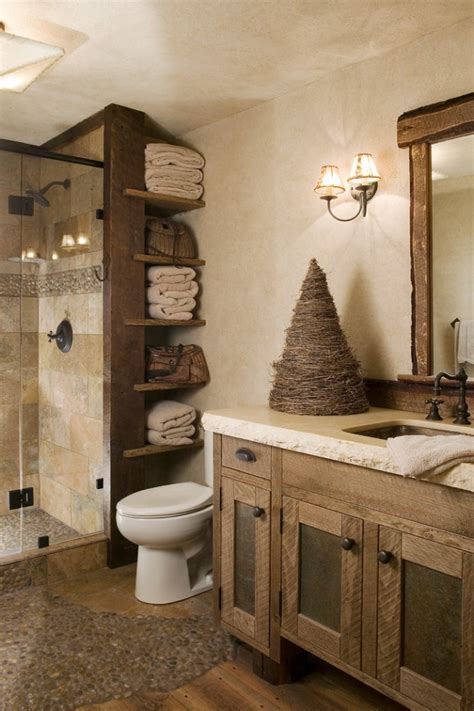 The small bathroom is one where trying out too many styles can leave the space feeling cluttered and even claustrophobic at times. 15 Heartwarming Rustic Bathroom Designs Perfect For The Winter