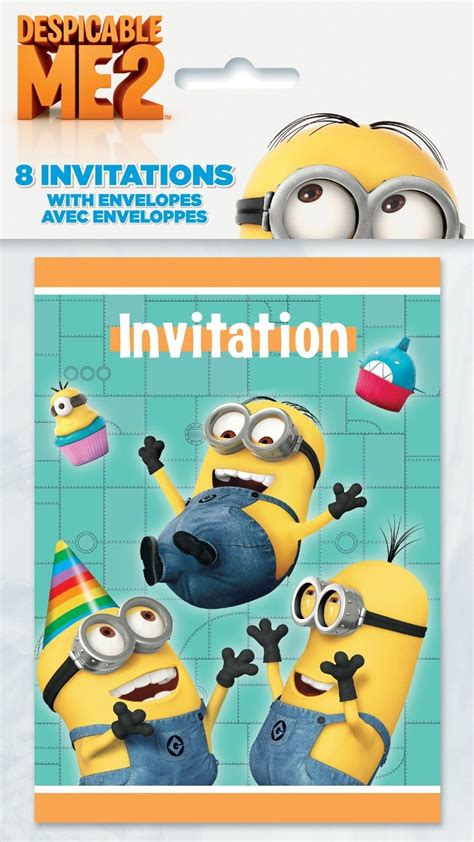 Free Printable Minion Birthday Party Invitations Ideas Template Free