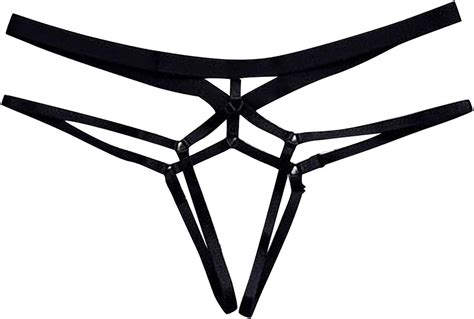 Msaikric Cute Thong Panties For Women Sexy High Waist String Panties Girls Lace