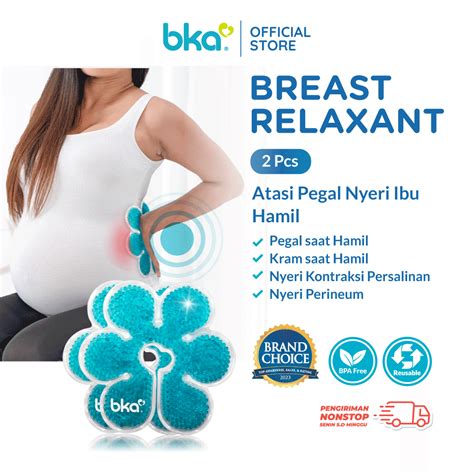 Jual Bka Breast Relaxant Perlengkapan Wajib Ibu Hamil Isi 2pcs Free