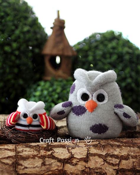 Sock Owl Stuffed Animal Free Sewing Pattern And Tutorial Craft