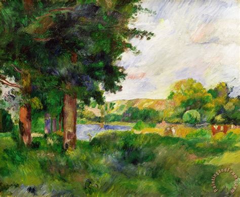 Paul Cezanne Landscape Painting Landscape Print For Sale