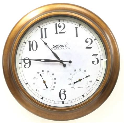 Lot Skyscan Battery Operated Atomic Wall Clock