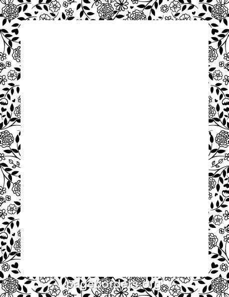 Black and White Flower Border: Clip Art, Page Border, and ... For your convenience, there is a search service on the main page of the site that would help you find images similar to flowers clipart black and white border with nescessary type and size.