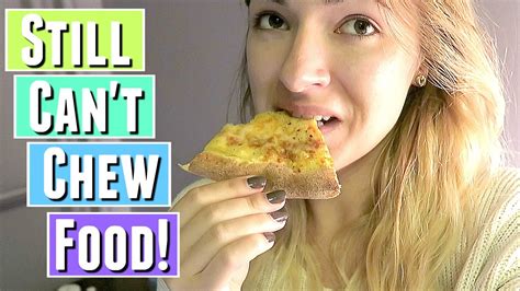 You can't eat hot foods or drink 24 hours after getting your wisdom teeth removed. STILL CAN'T CHEW FOOD! | WISDOM TEETH SURGERY RECOVERY ...