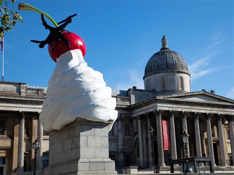 Fourth Plinth Whipped Cream And Fly Sculpture Unveiled Express And Star