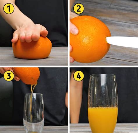 How To Squeeze Orange Juice 5 Minute Crafts
