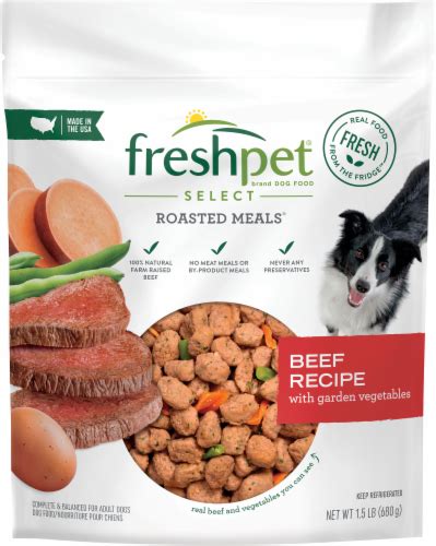 Freshpet Select Roasted Meals Beef Recipe With Garden Vegetables Dog