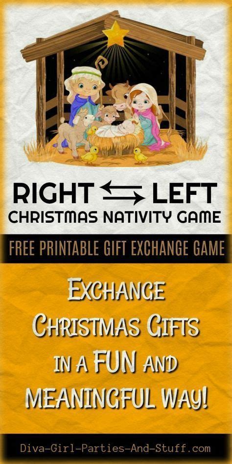 Right Left Christmas Game Based On The Nativity Story Christmas T
