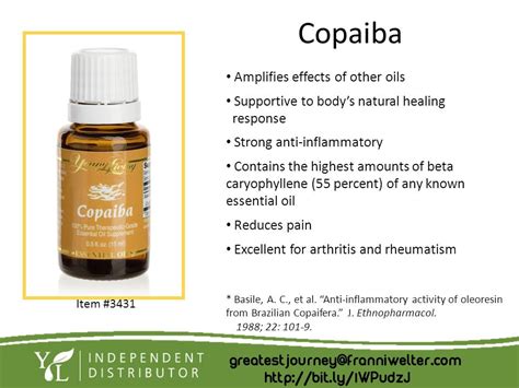 Copaiba essential oil contains the highest amounts of beta. Copaiba Essential Oil - Young Living - GET REAL NATURAL ...
