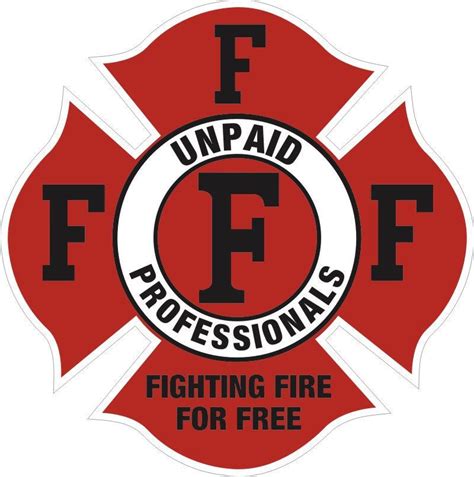 Firefighter Decals Fighting Fire For Free 4 Exterior Window Decal