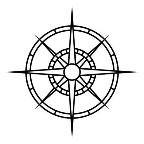 Compass Svg Compass Rose Svg Nautical Compass Svg Svg Dxf Png Eps