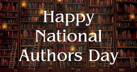 Every Day Is Special November 1 National Authors Day