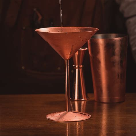 The 20 best martini glasses for classic cocktails. Copper Martini Glass 240ml | Metal Cocktail Glass