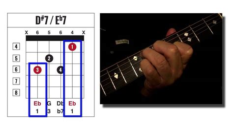D7 Or Eb7 Guitar Chord Ace Chord Finder Code 4c7 Youtube