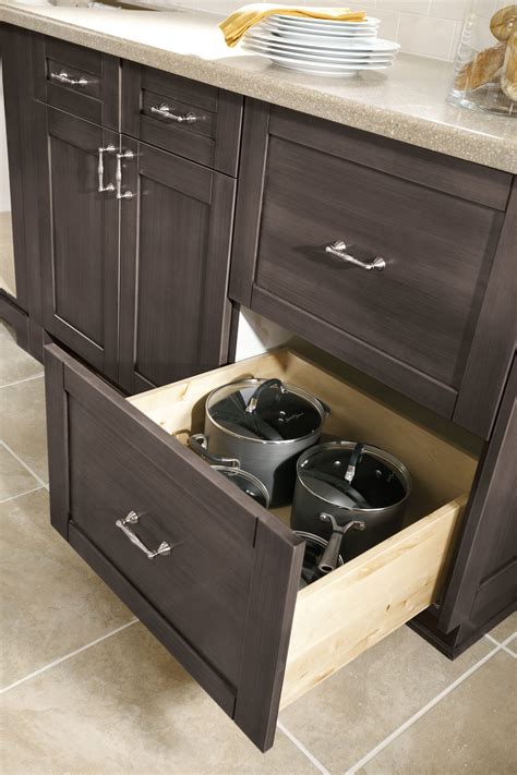 Welcome to nature craft cabinets. Deep drawers keep pots and pans in place. | Kitchen cabinet drawers, Kitchen cabinet remodel ...
