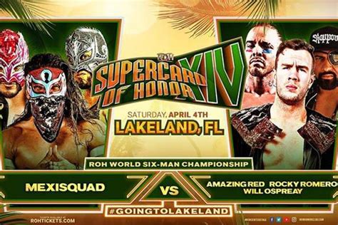 Roh Six Man Tag Team Title Bout Added To Roh Supercard Of Honor Xiv