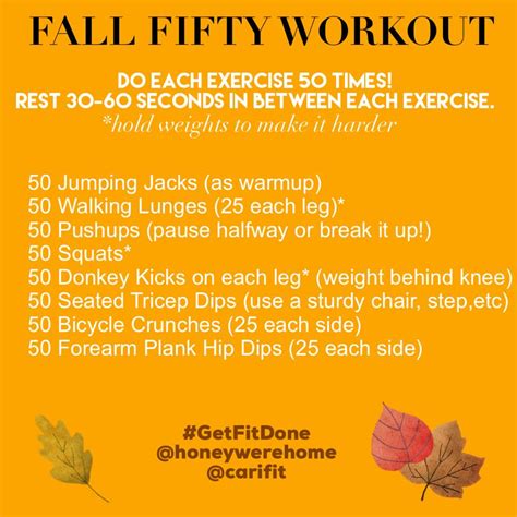 Join The Get Fit Done Fall Challenge Cari Fit