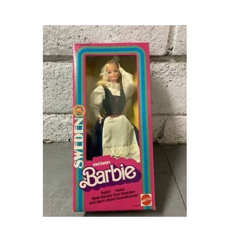 vintage 1982 swedish 바비 barbie dolls of the world 바비 barbie mattel doll 4032 nrfb 티몬