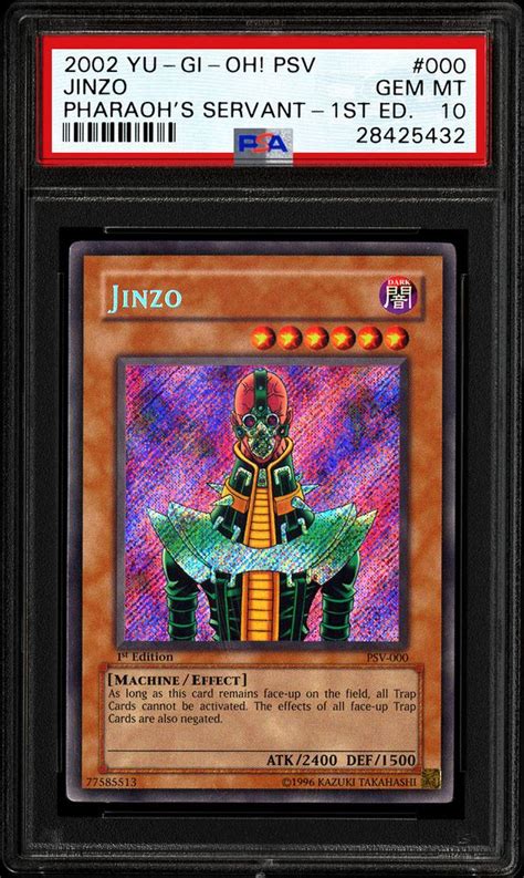 With a population that low, and the rising popularity of yugioh cards amongst collectors, the sky is the limit for this card in future sales. Non-Sports Cards - 2002 Yu-Gi-Oh! Pharoah's Servant 1st ...