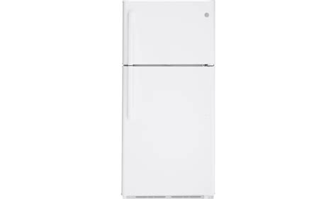 Ge 18 Cu Ft Top Freezer Refrigerator Gts18ftlkww Accent Home