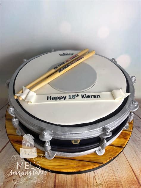 Drum Birthday Cake Mels Amazing Cakes