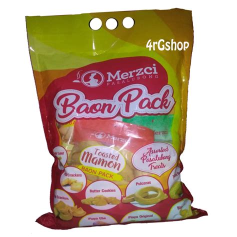 Cod Merzci Baon Packs Pasalubong Set Of 9 Baon Packs In A Bag Shopee