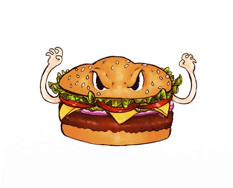 Angry Burger By Kumu18 On Deviantart