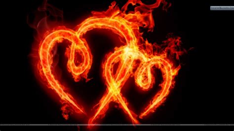 Heart With Flames Cool Hearts On Fire Abtd Cliparts Clipartix