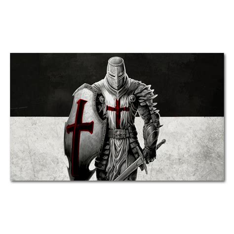 The Crusader Flag Decal Warrior 12