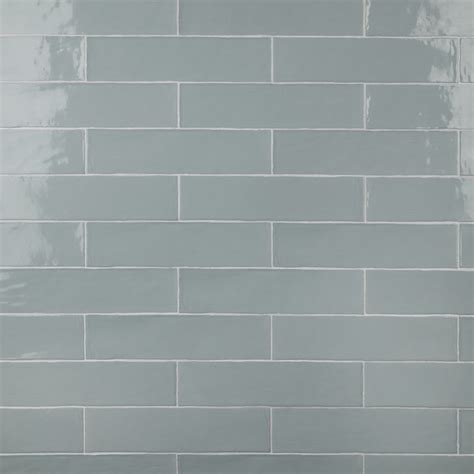 Merola Tile Chester Series 3" x 12" Subway Tile in Aqua & Reviews