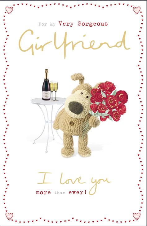 Boofle Gorgeous Girlfriend Valentines Greeting Card Cards