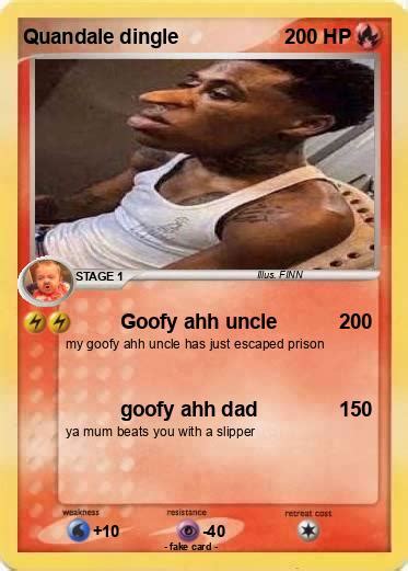 Pokémon Quandale Dingle 80 80 Goofy Ahh Uncle My Pokemon Card