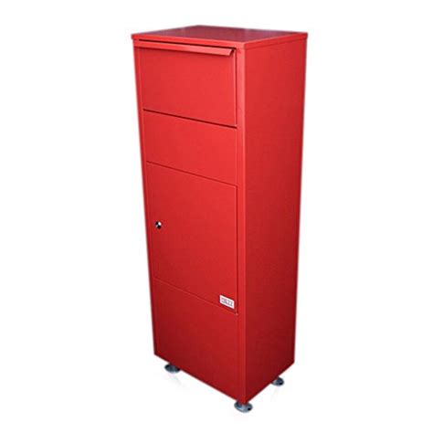 Metz Large Red Letter Box Post Box Mail Letterbox Drop Tall Parcel Box