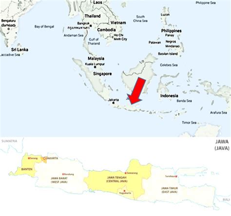 Peta Indonesia Pulau Jawa SkyCrepers Com