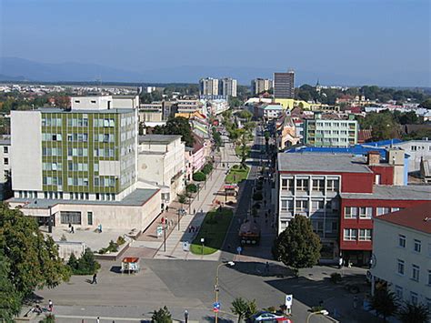 Michalovce Nagymihály Slovakia Town Views