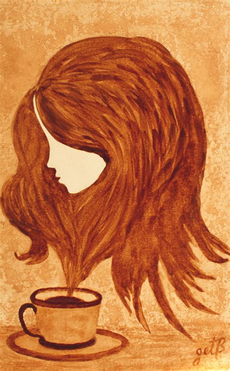 Coffee Break Coffee Painting Painting By Georgeta Blanaru Fine Art