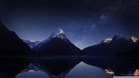 Mountain Milky Way By Yakub Nihat 4k Hd Desktop Wallpaper