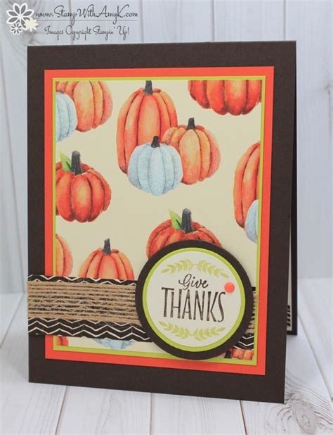 Stampin Up Labels To Love Thanksgiving Card Thanksgiving Cards