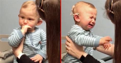 When This Baby Hears His Mom S Voice He Immediately Starts Crying That S When She Knows It S