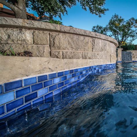 Indigo Blue 1 X 2 Porcelain Pool Tile Aquatiles