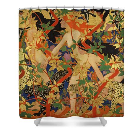 The Hunt Previously Known As Diana And Her Nymphs 1926 Shower Curtain