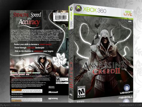 Assassin S Creed II Xbox 360 Box Art Cover By Ayron