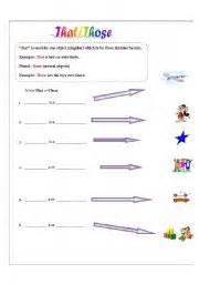english teaching worksheets demonstratives
