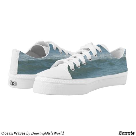 Ocean Waves Low Top Sneakers Sneakers Top Sneakers Sneakers