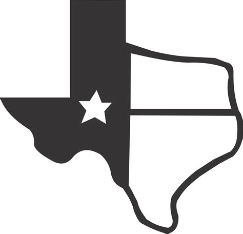 Flag Texas Texas Flag Black And White Clipart Full Size Clipart