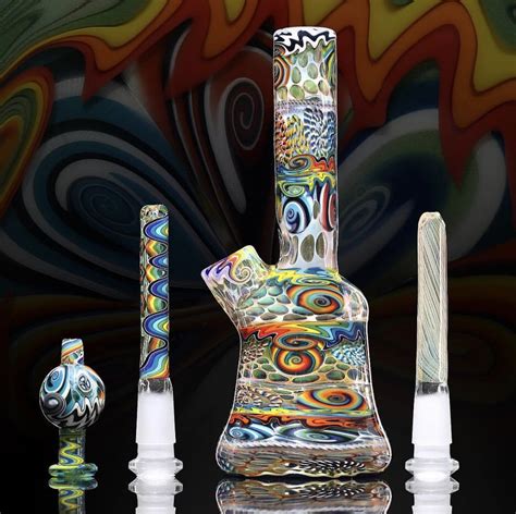 Colorful Bong Glass Art Glass Birthday Candles