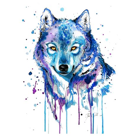 Gray Wolf Tattoo Watercolor Painting Drawing Abstract Wolf Png 7f4