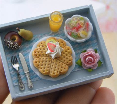 Yummy Miniature Meals Made Out Of Clay Miniature Food