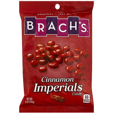 brach s cinnamon imperials candy 9 oz bag packaged candy carlie c s